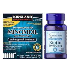Minoxidil + Biotin + Multivitamins